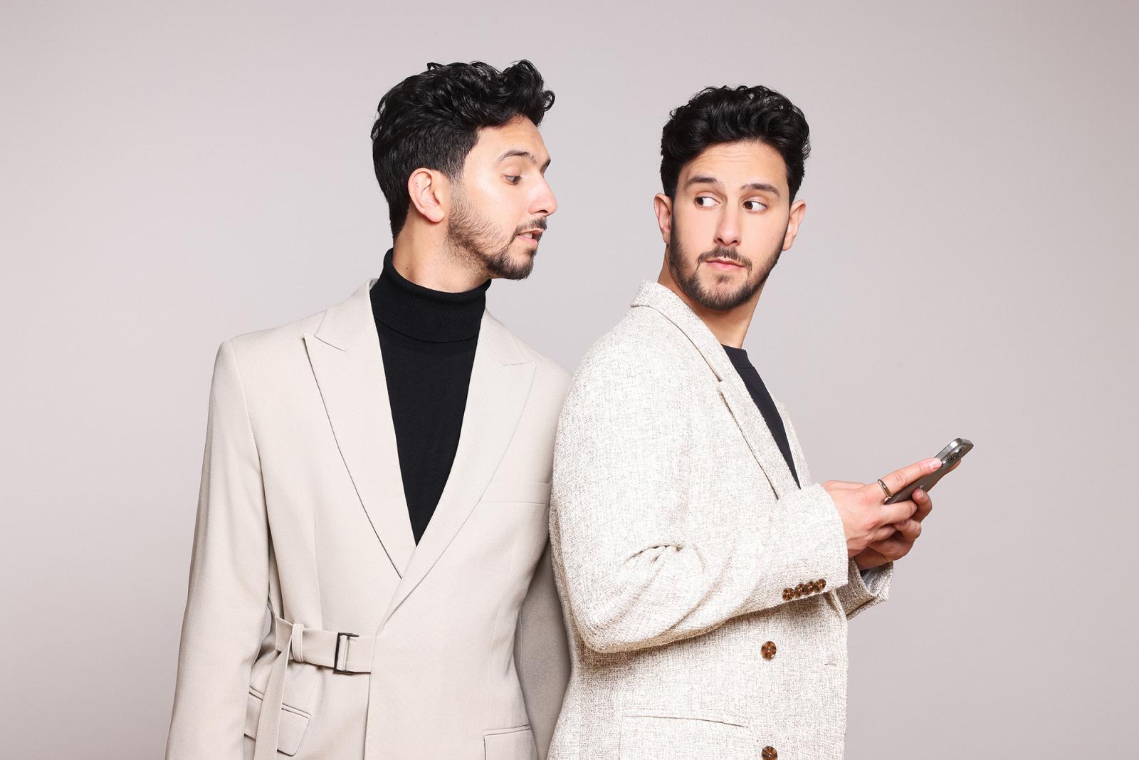 Portrait éditorial des French Twins